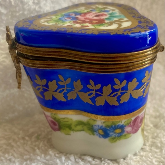 NWT Vintage LIMOGES FRANCE SMALL TRINKET BOX - Picture 7 of 7